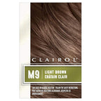 Clairol Natural Instincts Semi-Permanent Hair Dye for Men, M9 Light Brown Hair Color, Pack of 3