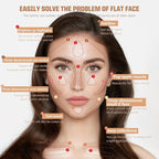 6 colors contour highlighter stick contour stick,face highlighter, contour makeup contouring sticks cream concealer - 3PCS (#1+#2+#3)