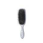 Wet Brush Shine Enhancer Paddle Brush, Marble Silver - Detangler Brush with Ultra Soft Bristles, Infused With Natural Argan Oil, Shiny & Smooth Hair, Wet or Dry, All Hair Types