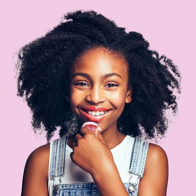 EXPRESSIONS 4pc Lip Gloss with Confetti Top – Berry Sweet Fruity Flavored Lip Gloss For Girls, Safe and Non-Toxic Confetti Lip Gloss Gift Set For Girls