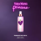 Vera Wang Princess Body Mist 8.4 fl oz (Pack of 1), Notes of Apple, Quava, and Vanilla, Women's Fragrance, Long Lasting, Everyday Fragrance