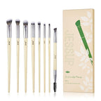 Jessup Eyeshadow Brush Set 8pcs Eye Makeup Brushes Premium Cruelty-Free Eyeshadow Blending Concealer Eyebrow Eyeliner Spoolie Brush Kit T328