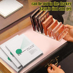 Makeup Palette Organizer,Acrylic Eyeshadow Palette Pallet Holder,7 Sectons BPA-Free Divided Make Up Blush,Contour Storage Holder Cosmetic Eye Shadow Display Stand Clear Rack Vanity Holder（2 Pack）