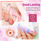 JODSONE 20 Color Vibrant and High Shine Gel Nail Polish Kit with 3 PCS Base Coat and Matte and Glossy Top Coat