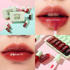 6 Colors Lip Tint Stain Set,Korean Velvet Water Lip