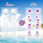 80 Pcs UV Stickers for