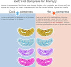 Under Eye Patches for Puffy Eyes, Reusable Ice Gel Eye Pads Cooling Eye Patch Hot Cold Therapy Eye Mask 10Pack