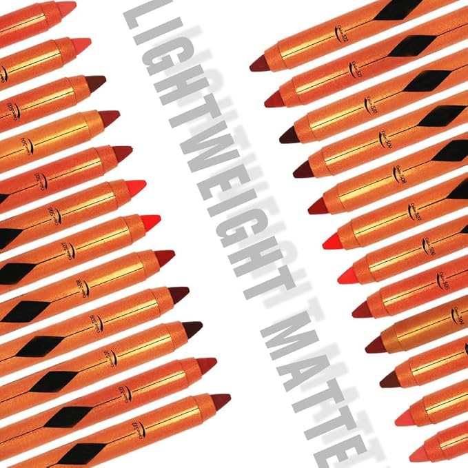 Deep Purple Red Lip Liner Pencil, Smooth Matte Lipstick Crayon with Lip Pencil Sharpener for Women, Velvet Smudge Proof Smudgeproof Waterproof No Transfer Makeup Forever Lipliner 512#