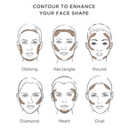 HALEYS Contour Brush VEGAN + CRUELTY-FREE, Angled & Tapered with Fluffy Bristles, Ideal for powder, cream, liquid, Use with blush, contour, bronzer, Sustainable Wood