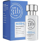 PowerPeptide-5 Eye Cream, Anti Aging Skin Care with Hyaluronic Acid, Peptides for Under Eye Circles, Wrinkles, Dewy, Soft, Plump Skin, Vegan, Paraben, Cruelty & Alcohol Free, 1.69 fl oz