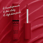 NYX PROFESSIONAL MAKEUP Butter Gloss, Non-Sticky Lip Gloss - Rocky Road (Wine)