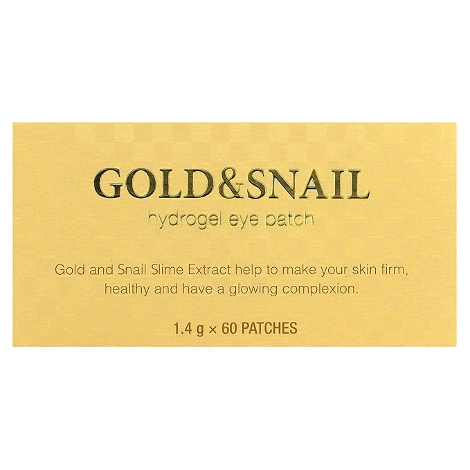 Gold & snail hydrogel eye