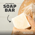 Dr. Squatch Natural Bar Soap for Men - Cold Process Soap with No Harsh Chemicals - Spearmint Basil, Birchwood Breeze, Cedar Citrus & Alpine Sage (5 oz, 4-Pack)