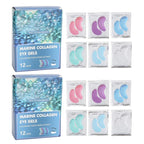 8 Pack Reusable Ice Gel Eye Pad for Puffy Eyes, Hot Cold Eye Mask, Deep Hydration and Anti Aging Effects