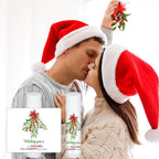 50 Pcs Christmas Lip Balms Mistletoe Gifts Bulk Christmas Vanilla Flavors Lip Balms Lips Moisturizer for Christmas Stocking Stuffers Xmas Party Supplies Favors