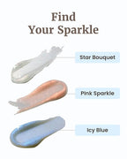 Glint Lipcerin (Icy Blue, 0.5fl oz) - Long Lasting Hydrating lip gloss with Shea Butter for a Natural Looking, Korean Skin care Ideal for Chapped, Dry, Cracked, or Damaged Lips