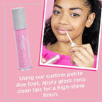 Petite 'n Pretty - Fully Feathered Volumizing Mascara & 10K Shine Lip Gloss (Diamond Heist) - Natural and Non-Toxic Face Makeup for Kids, Children, Tweens and Teens