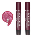 Lip Shimmer Shade, 100% Moisturizing Tinted Lip Balm, Bundled with Bonus Moofin Makeup Cleansing Cloth, Hydrating Beeswax & Fruit Oils, Lip Balm Shimmer, Clean Formula~ [Pack of 2]
