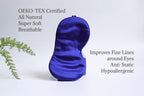 Premium 25 Momme Mulberry Silk Eye Mask for Sleeping (Royal Navy)