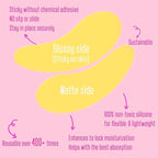 CCbeauty Reusable Under Eye Patches + Eye Cream Applicator Value Set | 100% Silicone Eye Gel Pads | Boost Hydration | Minimize Fine Lines + Wrinkles + Dark Circles | Storage Tin Included | Mango