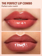 SHEGLAM 2-In-1 Lip Rules Liner & Gloss Pen Long Lasting Plumping Perfect Lip Combo Makeup Set-Judgey Much