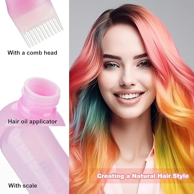 Root Comb Applicator Bottle Brush,2Pcs