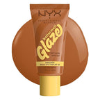 NYX PROFESSIONAL MAKEUP Buttermelt Glaze Soft Glow Skin Tint + SPF 30, Up To 12HR Wear, 05 Chai Butta