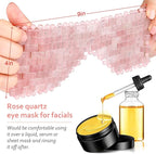 Rose quartz eye mask, cooling