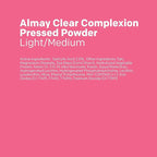 Almay Clear Complexion Pressed Powder, Hypoallergenic, Cruelty Free, Oil Free, -Fragrance Free, Dermatologist Tested
