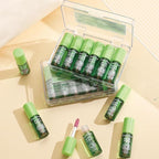 6Pcs Plumping Aloe Vera Lip Oil, Big Brush Lip
