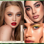 Matte Liquid Eyeshadow Long Lasting High-pigmented Eyeshadow Gel Eye Makeup (Matte Nude