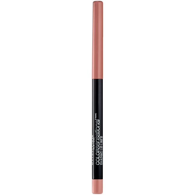 Maybelline Color Sensational Shaping Lip Liner with Self-Sharpening Tip, Totally Toffee, Nude, 1 Count