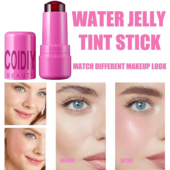 Milk Cooling Water Jelly Tint, Makeup Lip Tint Cooling
