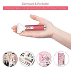 Electric Razor for Women,5 in 1 Womens Shaver Electric Bikini Trimmer Pubic Hair Removal Wet & Dry Painless Shaver for Legs Underarms Eyebrow Face Nose and Bikini Line Razor (Red)