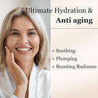 Ultimate Hydration & Anti-Aging Hyaluronic-Acid Facial Serum | with CoQ10, Vitamin B, Vitamin C & Chamomile Extract | Soothing, Plumping & Renewing | For Sensitive Skin | Non greasy 1 fl oz