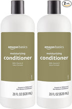 Amazon Basics Moisture Rich Conditioner, 28 Fluid Ounce (Pack of 2)