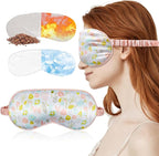 Warm cold eye mask silky