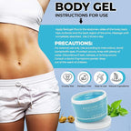 L’EUDINE Redugel Plus Skin Tightening Cream for Body, Firming Cream with Mint Oil, Field Horsetail, Marine Algae, Maca Extract, Skin Firming and Tightening Lotion – 8oz