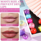 48 Pcs Ice Cream Party Decorations Lip Balm New School Classroom Gift for Preschool Toddler Back to School Exchange Party Favors Fruit Taste Lip Care Gift Birthday Gift Moisturizing Lip Balms