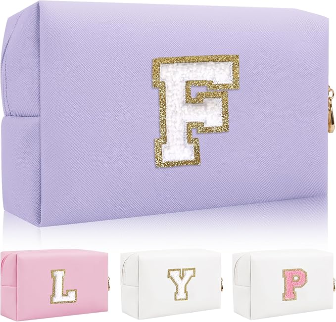 Personalized initial letter patch makeup