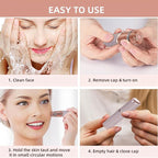 Facial Hair Removal for Women, Portable Lady Shaver, Rechargeable Painless Hair Remover for Face, Upper Lips, Chin, Peach Fuzz