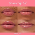 Summer Fridays Dream Lip Oil - Tinted Lip Oil with Moisturizing Sheer Coverage, High-Shine and Deep Hydration - Non-Sticky Formula for Long-Lasting Softness - Pink Cloud (0.15 Oz)