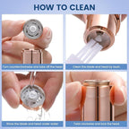 Facial Hair Remover for Women- as Seen on TV Painless Face Shaver -Mini Hair Remover, Electric Razor Shaver Portable Bikini Epilator for Lips, Chin, Armpit, Peach Fuzz, Fingers, Neck, Cheek