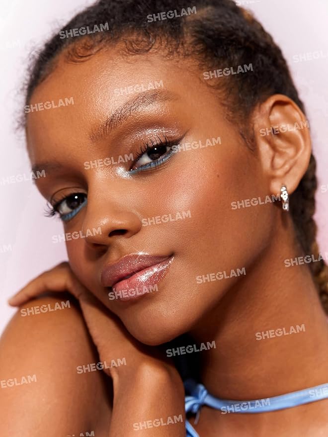 SHEGLAM Mirror Kiss High-Shine Lipstick Silky Jelly Texture Hydrated&Smooth Lip Gloss-Own Your Shine