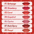 THESAEM Saemmul Mousse Candy Tint #1 Redmango Mousse - High Pigment Matte Finish Long Lasting Lip Stain with Honey Extracts to Hydrate Lips - Weightless & Smudge-Proof, 0.3 fl.oz.