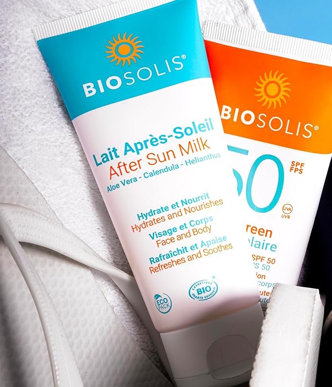 After Sun Milk - Softens and Calms Your Skin After Sun Exposure - Soothes and Refreshes Your Face and Body - Creamy and Penetrates the Skin Easily - Ideal for the Whole Family - 3.4 oz