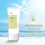 𝐶𝑒𝑛𝑡𝑒𝑙𝑙á Korean Sunscreen Calming Moisture Daily Sunscreen SPF 50+ PA++++, Facial Sunscreen for Women, Water-fit Sun Serum No White Cast, Vegan Sunscreen for Face Korean Skincare