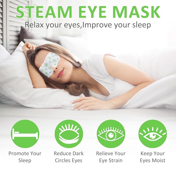 5pcs wormwood steam eye mask,