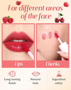 Lip Tint Stain Set, Lip Stain Long Lasting Lightweight Waterproof, Transfer-Proof, Non-sticky, Lip Makeup Matte Finish