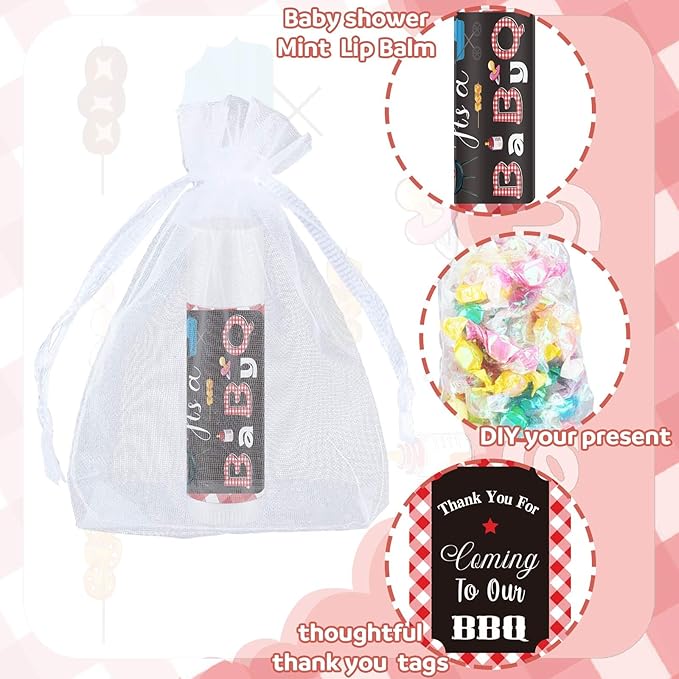 Demissle 50 Pcs Baby Shower Lip Reveal